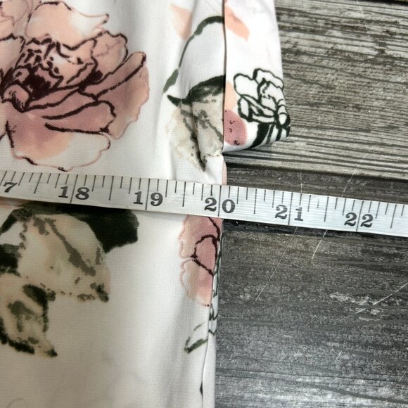 Kismet Womens Blouse Size M Soft Floral Lace Watercolor Feminine Garden Girl - Picture 5 of 6